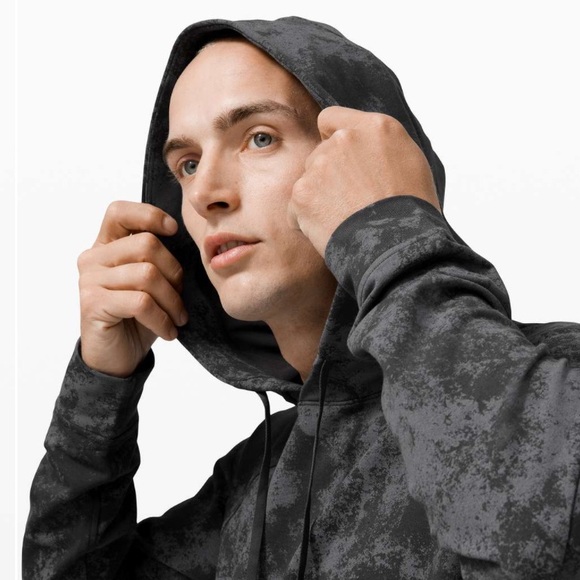 Lululemon City Sweat Pullover Hoodie French Terry Astral Graphite Grey Size L - Picture 5 of 13